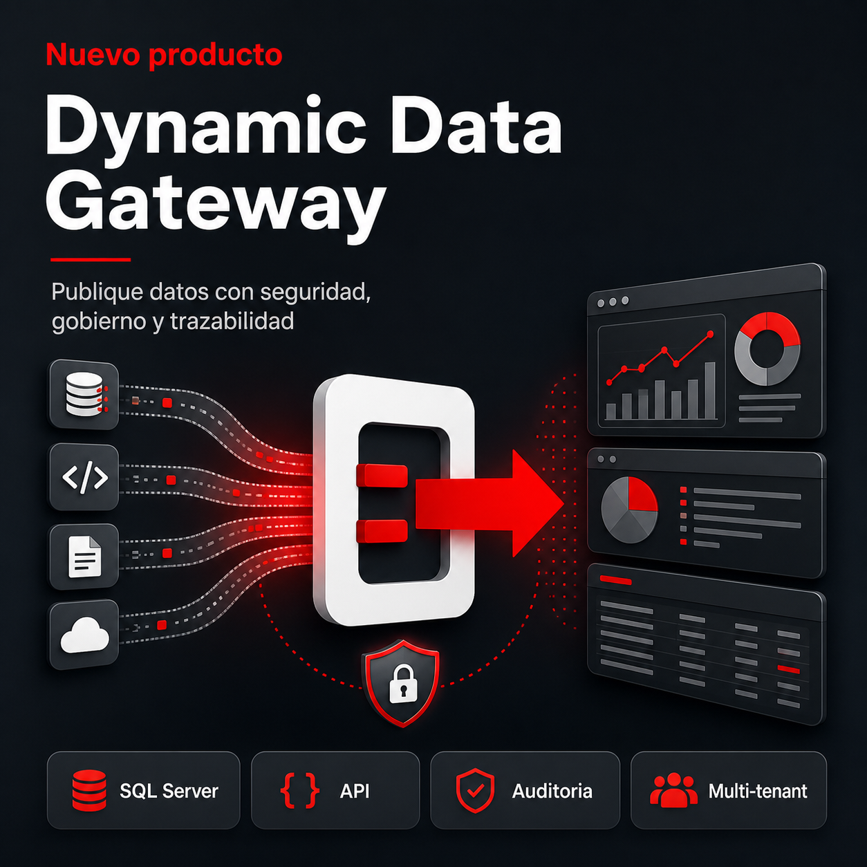 Dynamic Data Gateway — publique datos con seguridad, gobierno y trazabilidad